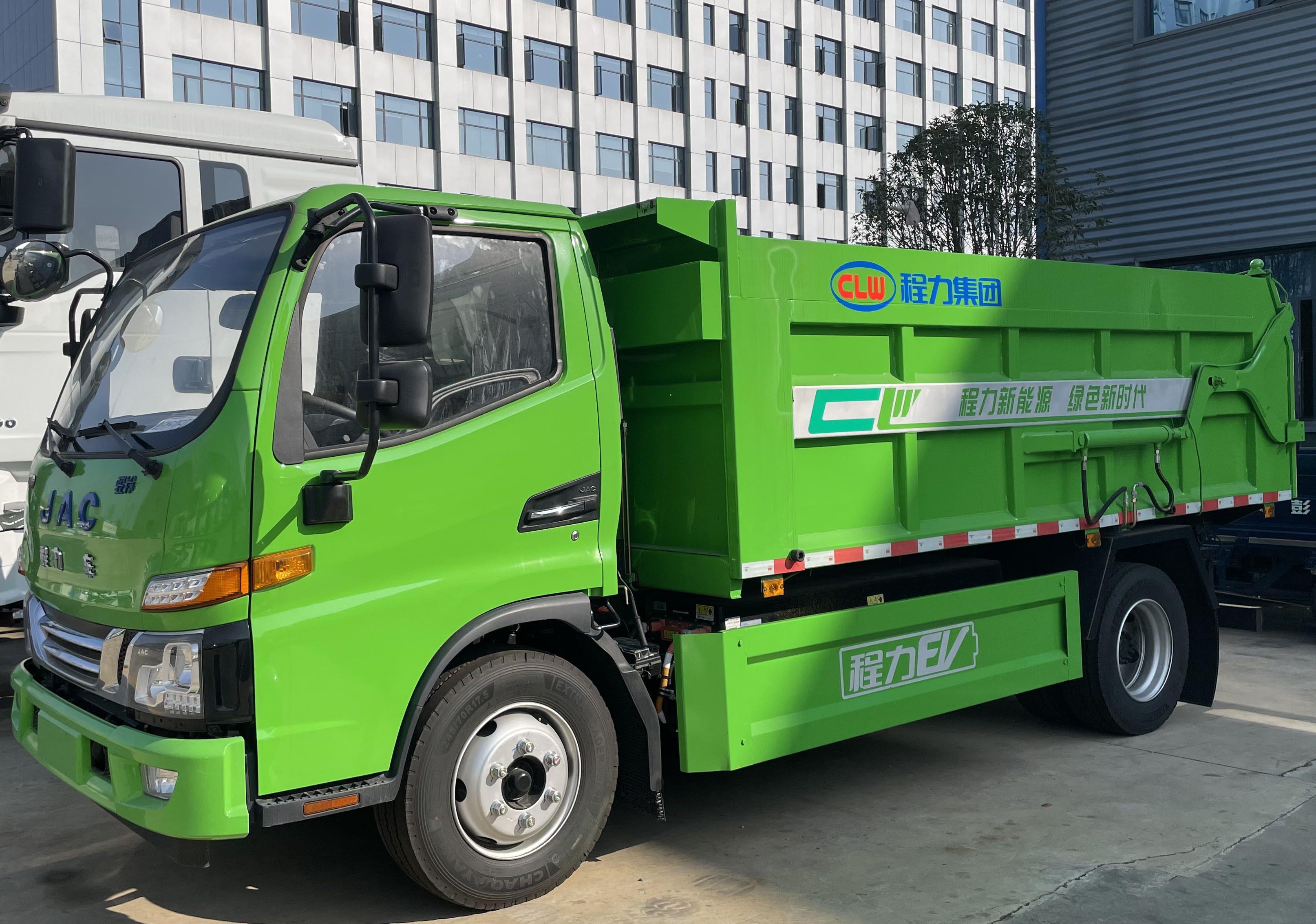 江淮駿鈴純電動(dòng)廂式垃圾運(yùn)輸車